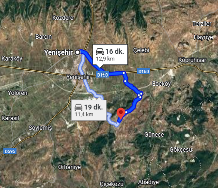 BURSA YENİŞEHİR MAHMUDİYE MAHALLESİNDE 832 M² TARLA SATILIKTIR - BURSA YENİŞEHİR fotoğraf 5